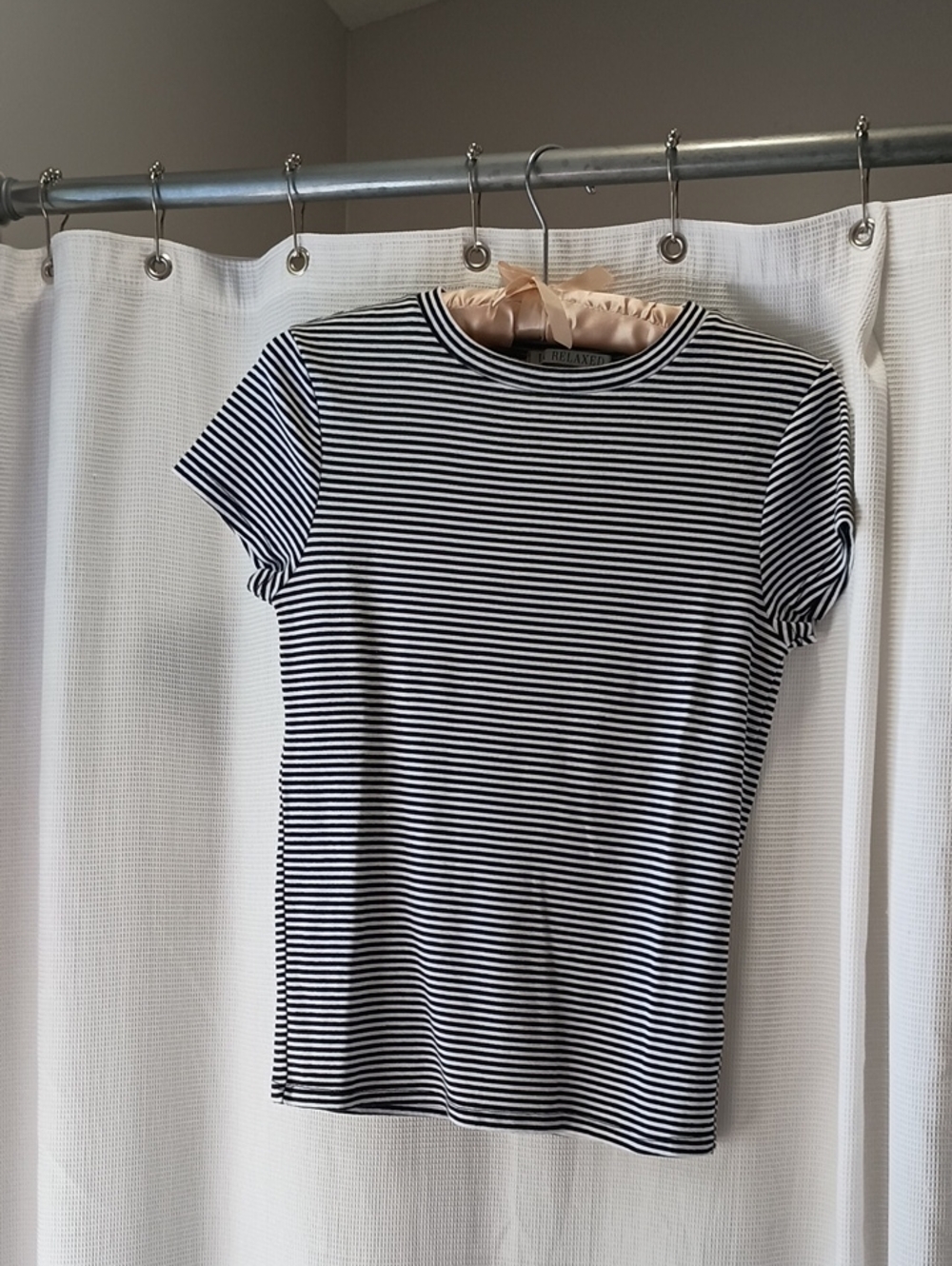 LA Relaxed Striped Tee * organic cotton* made In USA